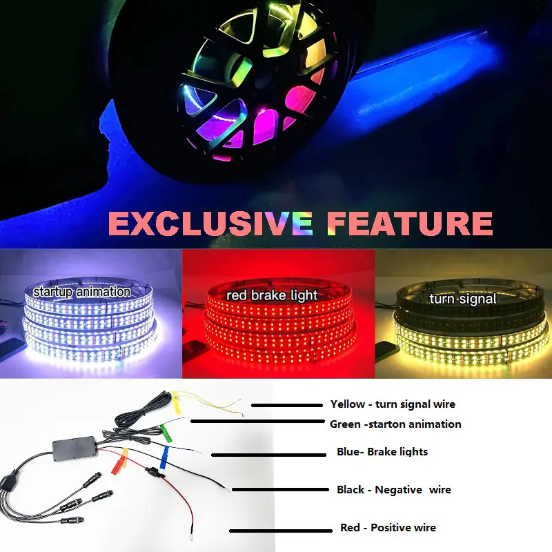Multi Color Led Wheel Light